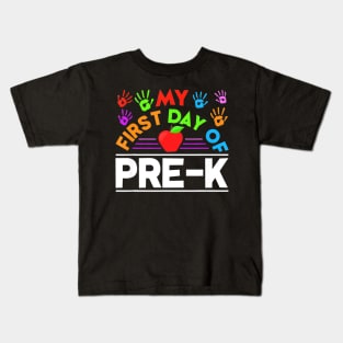 My 1st Day Of Pre K Student Back To School Shirt Gifts Kids T-Shirt